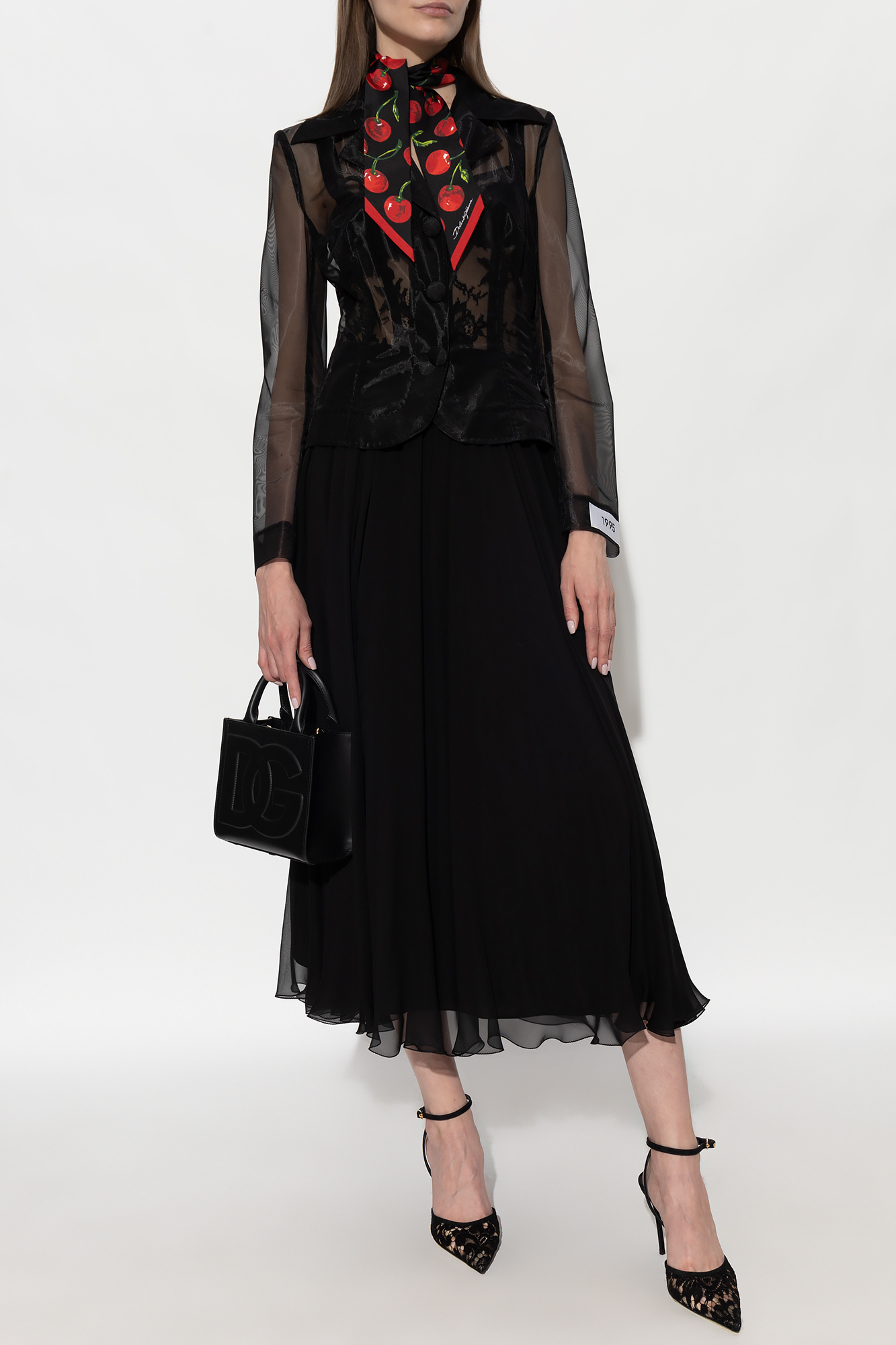 【本日特価】 - Japan SchaferandweinerShops Black Dolce skirt Silk カットソー(半袖/袖なし)
